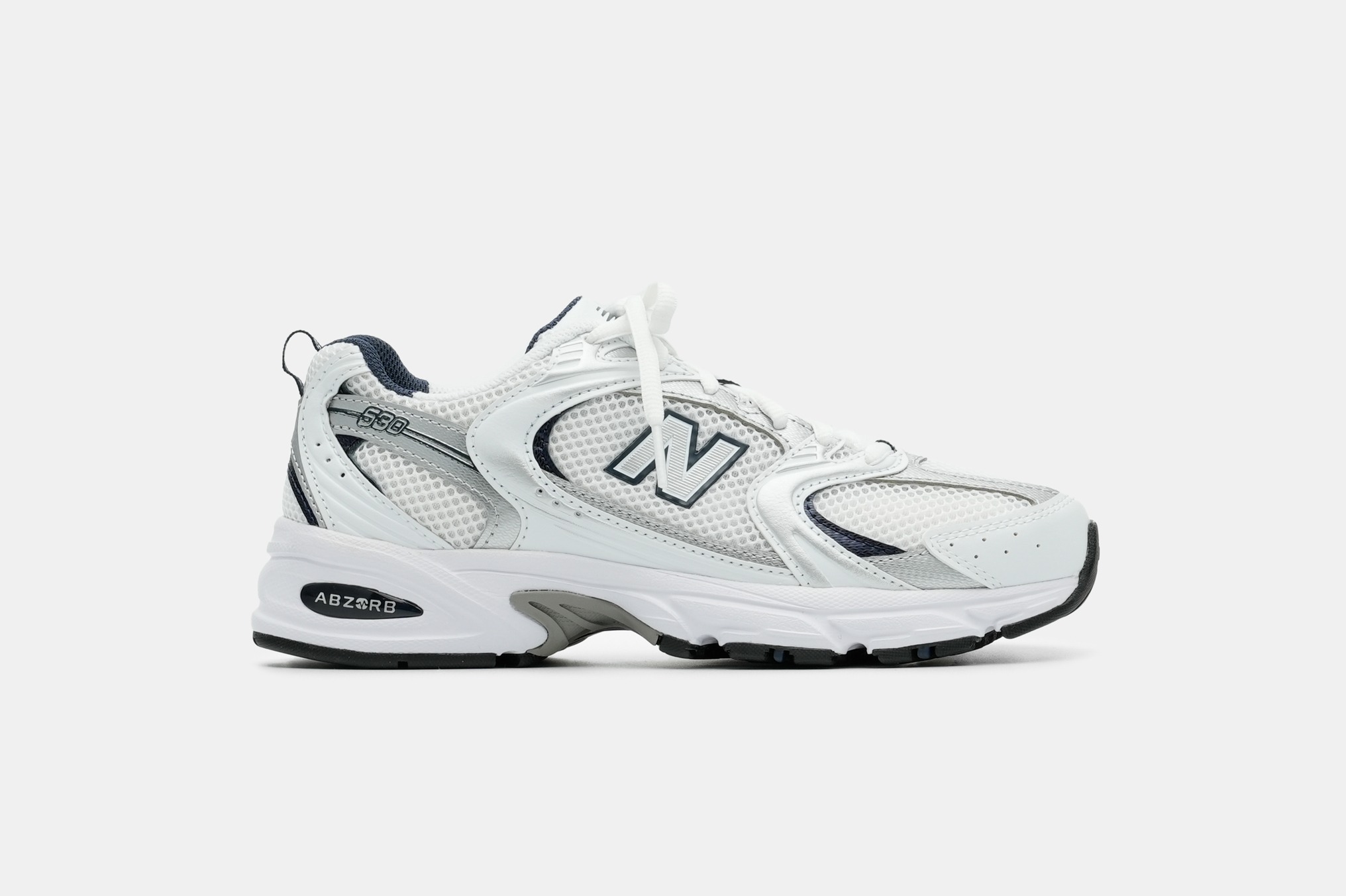 New Balance 530 White Silver Navy — изображение 2