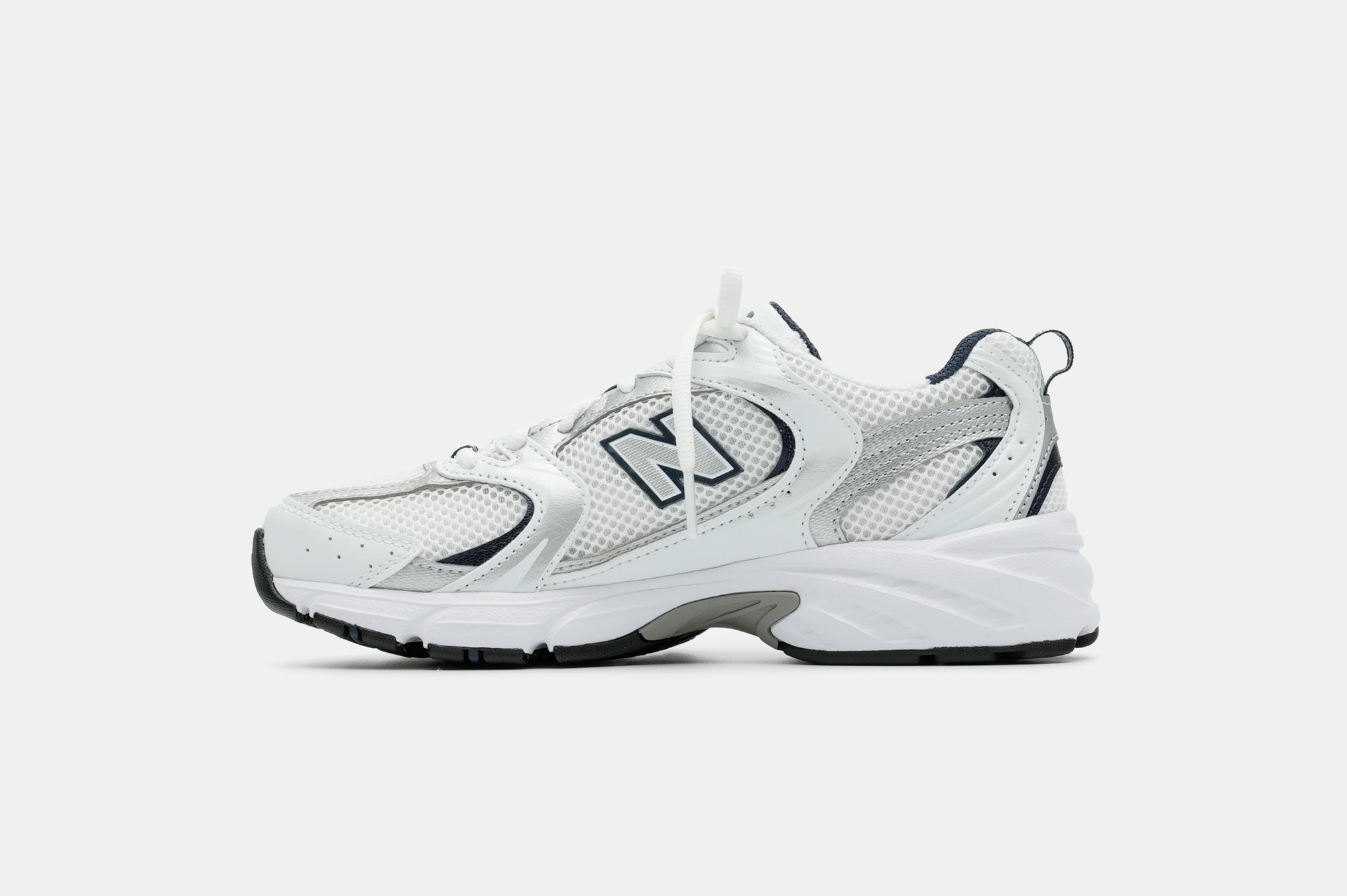 New Balance 530 White Silver Navy — изображение 5
